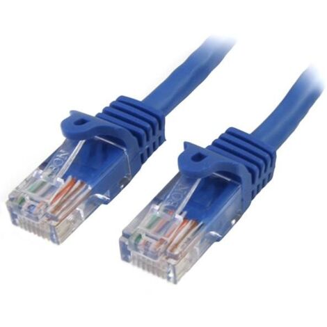 StarTech.com 10m Cat5e Ethernet Netzwerkkabel Snagless mit RJ45 - Blau