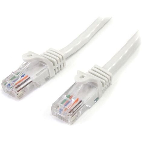 StarTech.com 1m Cat5e RJ45 UTP Netzwerkkabel Snagless - Cat 5e Patchkabel - Wei&szlig