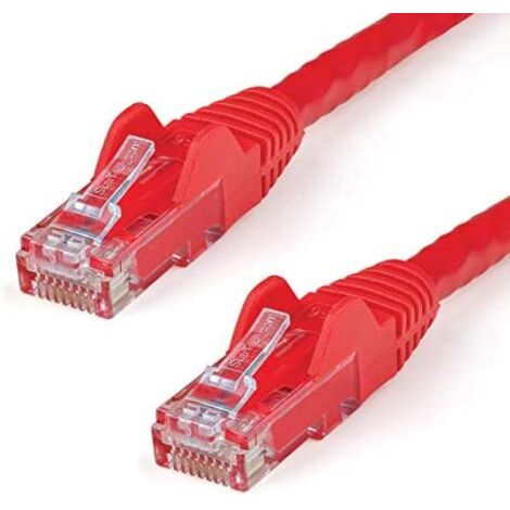 StarTech.com 1m Cat6 Gigabit Snagless Patchkabel - RJ45 UTP Netzwerkkabel - Rot