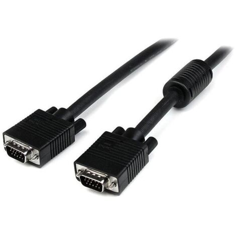 Startech.com 1m cavo coassiale vga ad alta risoluzione per monitor video hd15 hd15 maschio a maschio, garanzia a vita