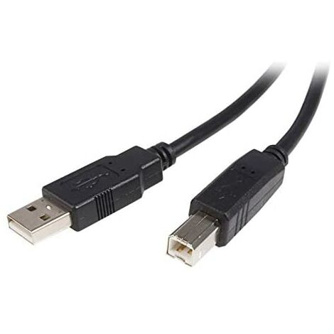 Startech.com 1m usb câble d'imprimante - 1x usb a male - 1x usb b male - adaptateur noir, garantie à vie