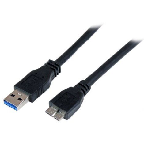 StarTech.com 1m zertifiziertes USB 3.0 SuperSpeed Kabel A auf Micro B - Schwarz