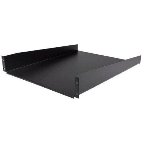 StarTech.com 2 HE Fest montierter Fachboden für Server Rack/ Schrank bis 22 Kg - 55 cm Tief