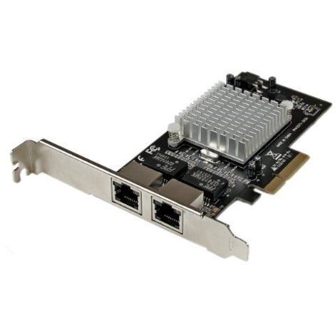 StarTech.com 2 Port PCI Express Gigabit Ethernet Netzwerkkarte - PCIe Server Adapter
