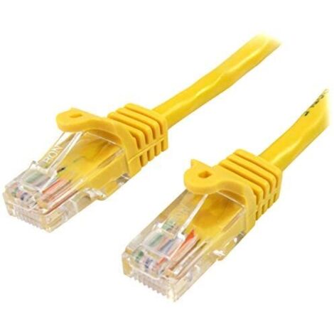 StarTech.com 2m Cat5e RJ45 UTP Netzwerkkabel Snagless - Cat 5e Patchkabel - Gelb