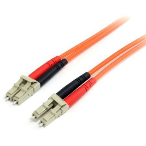 StarTech.com 2m Multimode 62,5/125 Duplex LC auf LC LWL / Glasfaserkabel