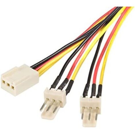 StarTech.com   30cm Power Splitter Multiplier dede TX3 Power Supply for Fans