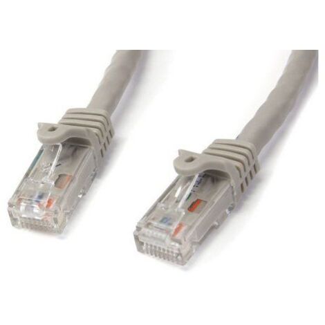 StarTech.com 3m Cat6 Gigabit UTP Patchkabel Snagless - Cat.6 RJ45 Netzwerkkabel - Grau