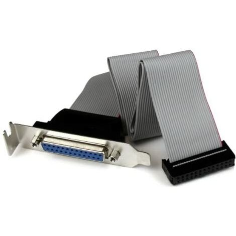 Startech.com 40cm header adapter basso profilo staffa basso profilo parallelo db25 a idc26 pin backplane - 1x db25 femmina, garanzia a vita