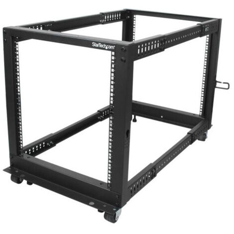 StarTech.com 4POSTRACK12U rack Rack indipendenti Nero