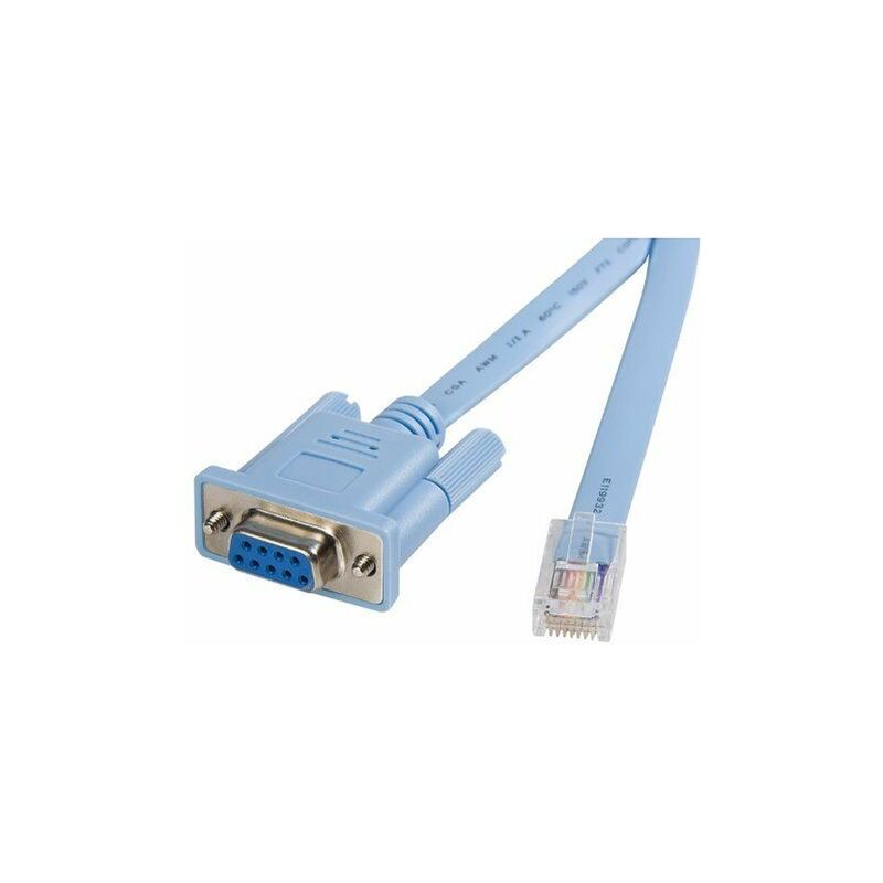 Com 6 ft RJ45 to DB9 Cisco Console Management Router Cable - m/f - Startech