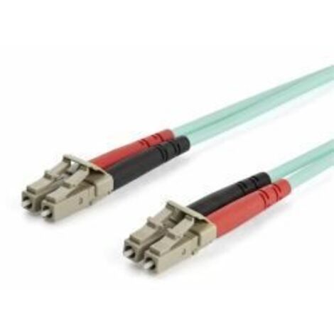 StarTech.com 7 m OM3 LWL Patchkabel - Zipcord Multimode-Glasfaserkabel LC/UPC auf LC/UPC - Vollduplex 50/125µm SFP/Optisches Kabel - 100G Optical Lichtleiterkabel - LSZH Lichtwellenleiter - LOMMF/VCSE
