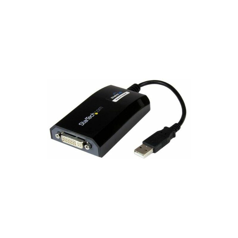 

.com Adaptador de Vídeo Externo USB a DVI - Tarjeta Gráfica Externa Cable para Mac y PC - 1920x1200 - Startech