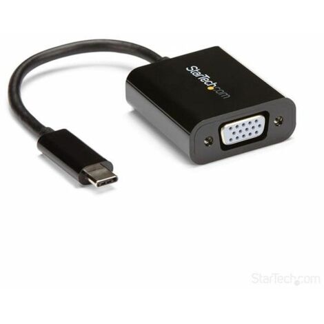 StarTech.com Adaptateur USB-C vers VGA noir