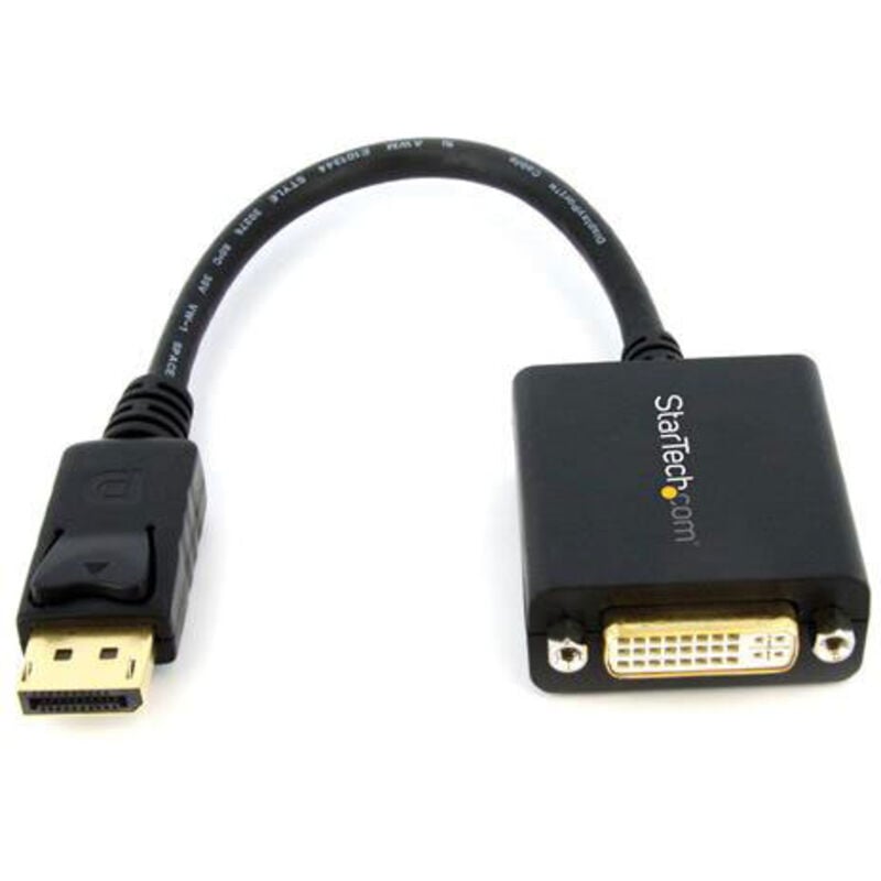 Startech - com DP2DVI2 - Adaptateur passif DisplayPort vers dvi-i (Mâle/Femelle) - 0.15 mètre