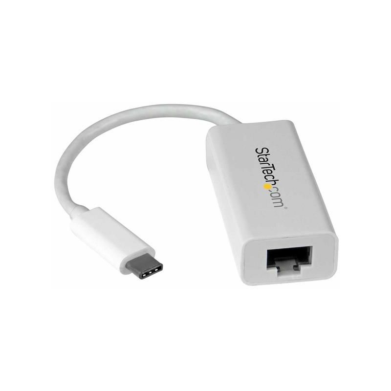 Image of Startech.com - Adattatore di rete usb-c a RJ45 Gigabit Ethernet - usb 3.1 Gen 1 - (5 Gbps) - Bianco