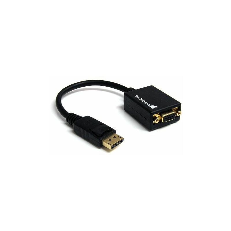 Image of Com Adattatore DisplayPort vga - Convertitore attivo da dp a vga - Video 1080p - Certificato DisplayPort - Cavo monitor/Adattatore Dongle dp/dp++ a