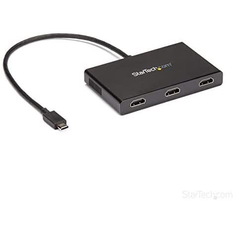 StarTech.com Adattatore Multi-Monitor USB-C a HDMI - Hub MST a 3 porte MSTCDP123HD