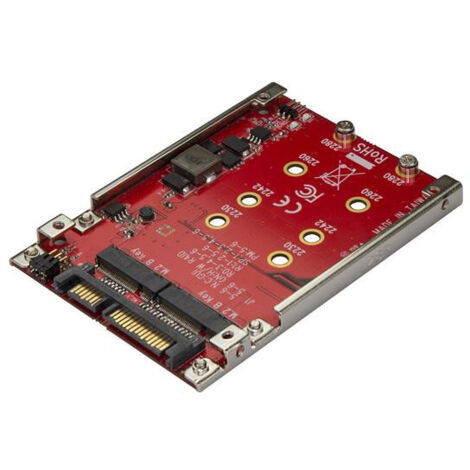 StarTech.com Adattatore per 2 Dischi SSD M.2 a SATA per alloggio da 2,5" - RAID