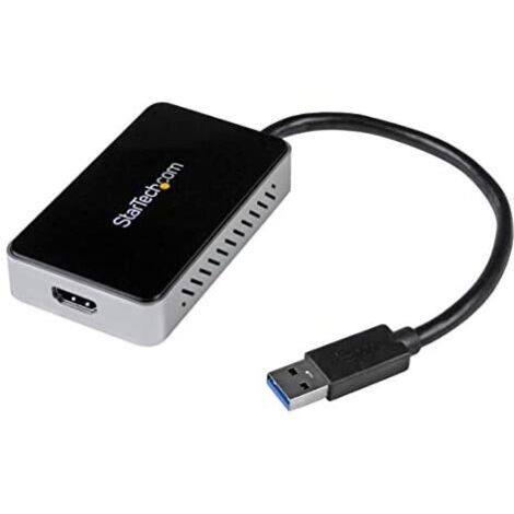 StarTech.com Adattatore scheda video esterna per più monitor USB 3.0 a HDMI con hub USB a 1 porta – 1920x1200 / 1080p