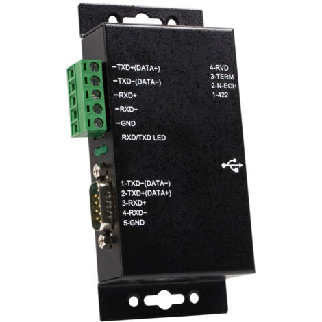 StarTech.com Adattatore seriale 1 porta USB a RS-422/RS-485 in metallo per industria con isolamento