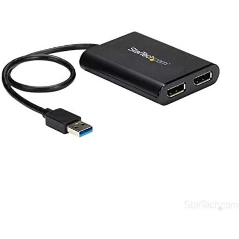 StarTech.com Adattatore USB a due DisplayPort - 4K 60 Hz - USB 3.0 (5 Gbps)