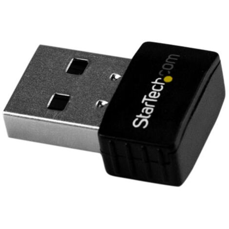StarTech.com Adattatore Wi-Fi USB AC600 Dual-Band Nano Nero Wireless per Windows/Mac