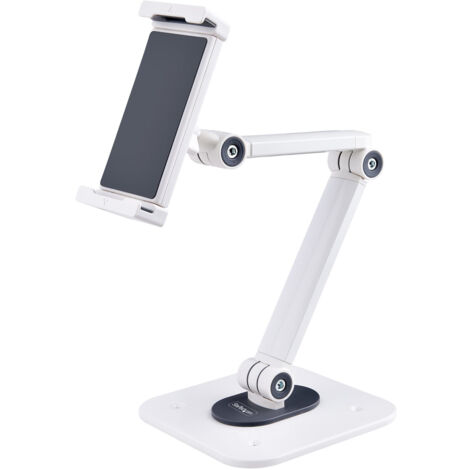 StarTech.com ADJ-TABLET-STAND-W chariot et support multimédia Blanc
