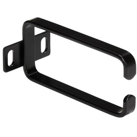 StarTech.com Anneau Métallique Gestion de Câbles Vertical pour Racks de Serveur 1U - 4,5 cm x 10 cm - Anneau pour câble - Noir - Acier - 1U - CE - 45 mm (CMHOOK1UN)