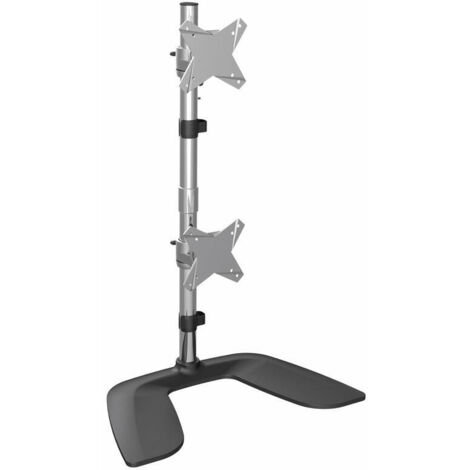startechcom ARMDUOVS soporte vertical doble monitor negro plata
