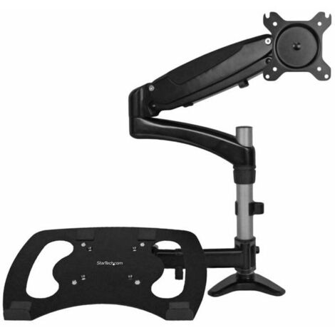 Startechcom ARMUNONB Monitorhalterung schwarz Aluminium