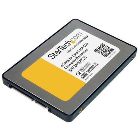 StarTech.com Boîtier d'adaptateur SSD SATA vers Mini SATA 2,5 po