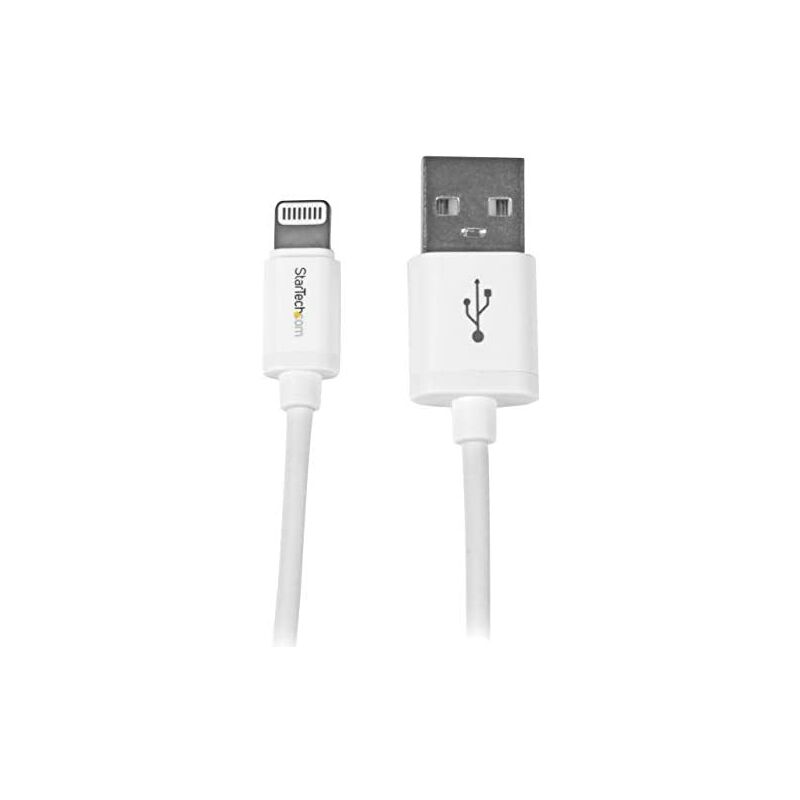 

Startech.com cable 1m lightning a usb a 2.0 para apple ipod iphone ipad - blanco,2 años