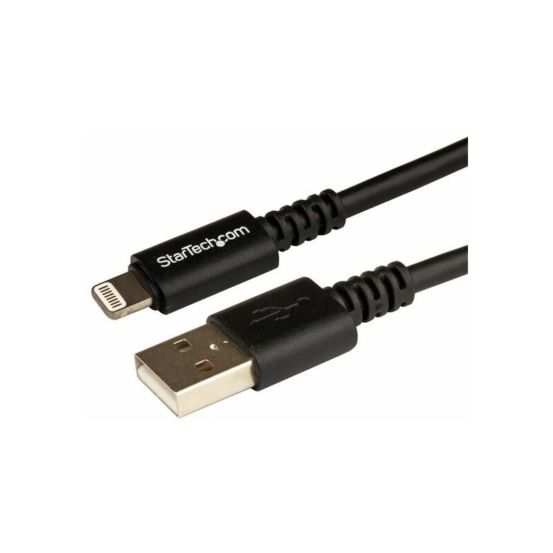 

StarTech.com Cable 3m Lightning 8 Pin a USB A 2.0 para Apple iPod iPhone 5 iPad - Negro