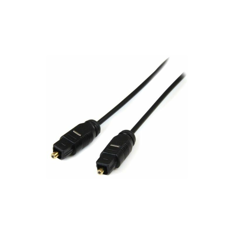 

.com Cable 4,5m TosLink Audio Digital Óptico SPDIF Delgado - Negro - Startech