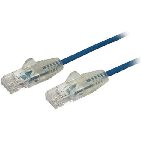 StarTech.com Cable - Blue Slim Cat6 Patch Cord 1m - Cable - Network (N6PAT100CMBLS)