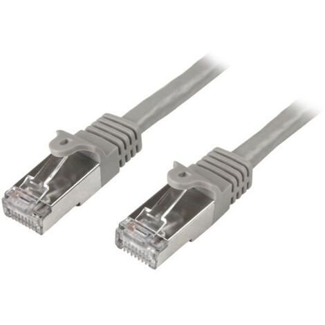 StarTech.com Cable de 1m de Red Cat6 Ethernet Gigabit Blindado SFTP - Gris