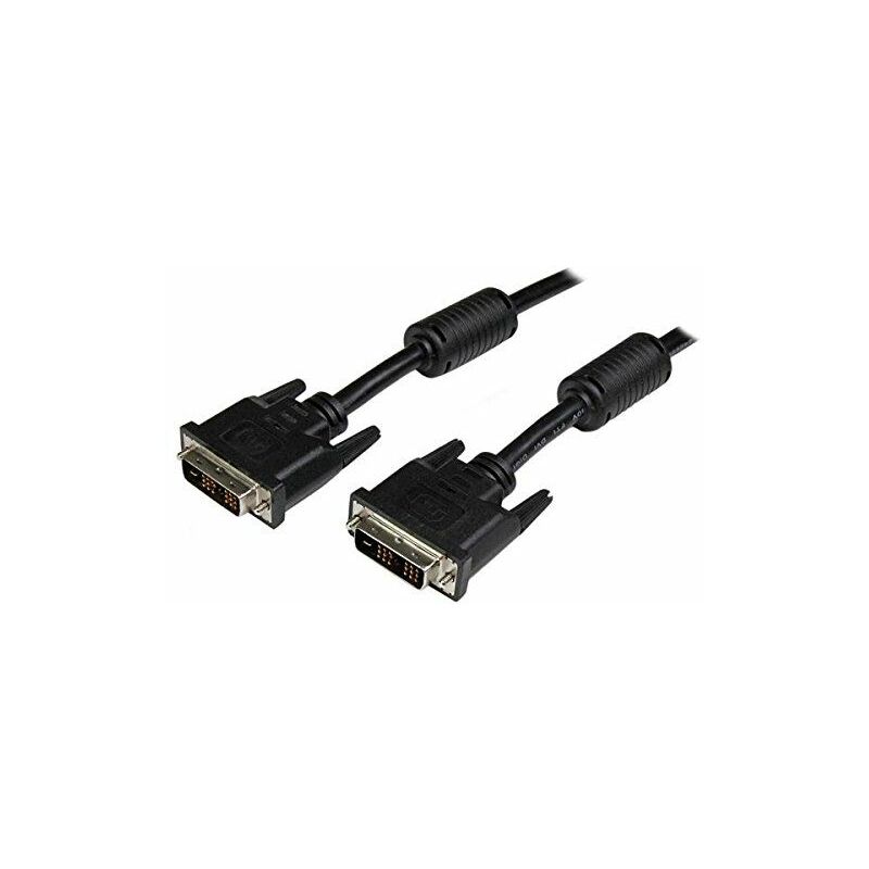 

.com Cable de 1m DVI-D de Enlace Simple Monoenlace - Macho a Macho - Negro - 1920x1200 - Startech