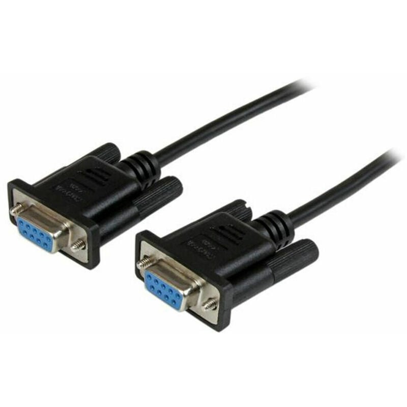 

Cable de 1m Nulo de Módem Serie RS232 DB9 - Hembra a Hembra - Color Negro - Startech.com