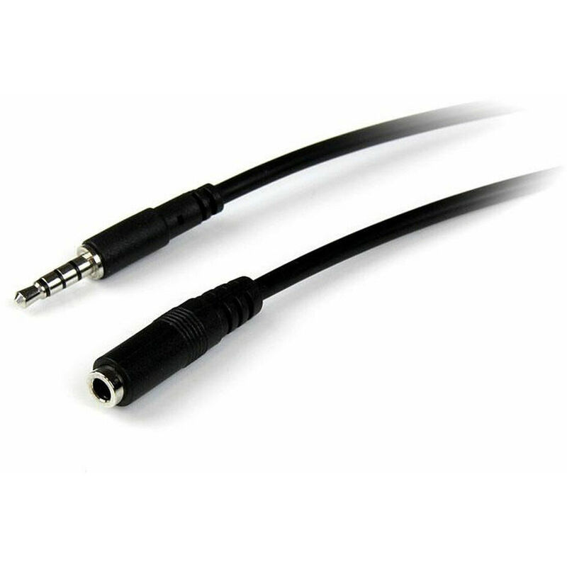 

Cable Alargador Jack (3,5 mm) MUHSMF2M (2 m) Negro - Startech