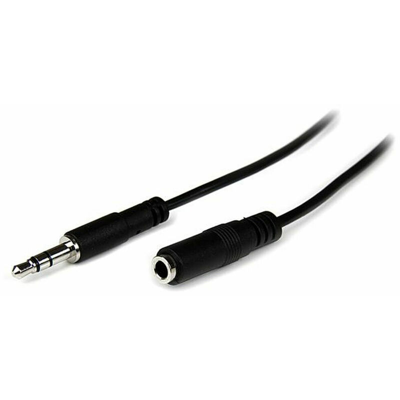 

Cable Alargador Jack (3,5 mm) MU2MMFS (2 m) Negro - Startech