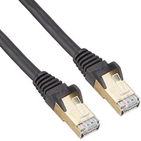 StarTech.com Cable de 3m de Red Ethernet RJ45 Cat6a Blindado STP - Cable sin Enganche Snagless - Negro