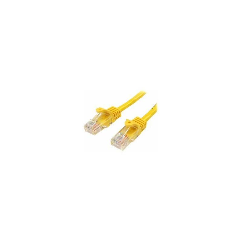 

StarTech.com Cable de Red de 10m Amarillo Cat5e Ethernet RJ45 sin Enganches