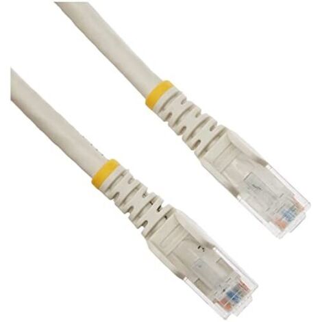 StarTech.com Cable de Red Ethernet Cat6 Snagless de 1m Blanco - Cable Patch RJ45 UTP