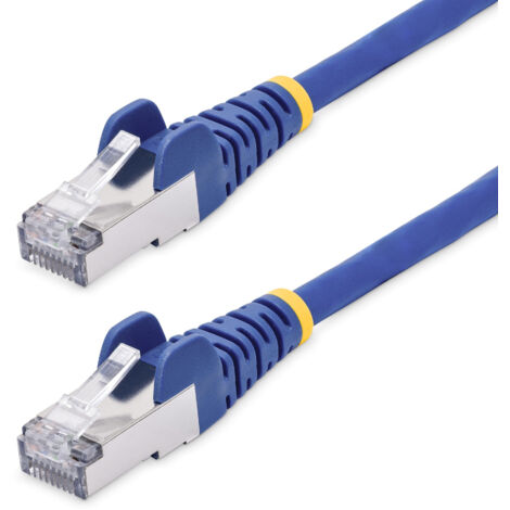 StarTech.com Câble Ethernet CAT8 Bleu de 50cm, RJ45 Snagless, 25G/40G, 2000MHz, 100W PoE++, S/FTP, Fil de Cuivre Pur 26AWG, LSZH, Cordon de Raccordement Réseau Blindé avec Serre-Câble, Testé par Fluke