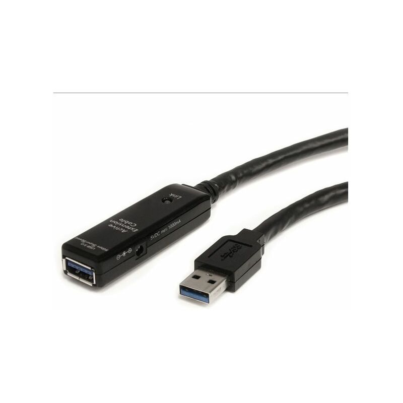 

StarTech.com Cable Extensor Alargador USB 3.0 SuperSpeed Activo de 5m - USB A Macho a Hembra - Negro
