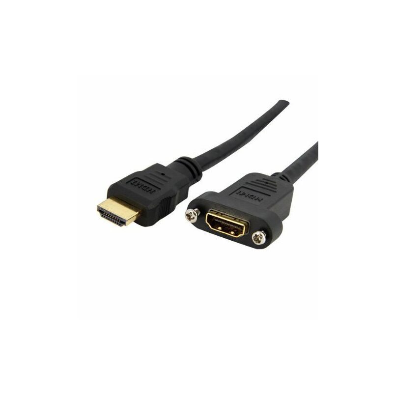 

.com Cable HDMI de 91cm para montaje en Panel - Hembra a Macho - Startech