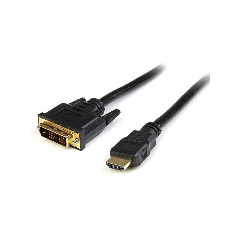 Câble hdmi vers dvi-d - m/m - 2 m - connecteurs Or