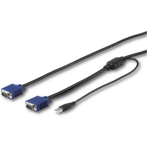 StarTech.com Cable KVM USB de 3 m para Consola de Montaje en Armario Rack