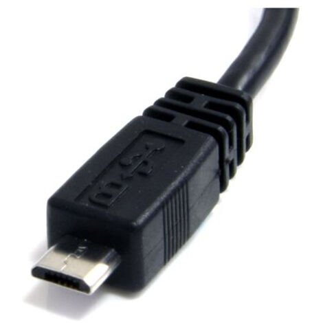 StarTech.com Câble Micro USB 15 cm - A vers Micro B - USB 2.0 - Noir